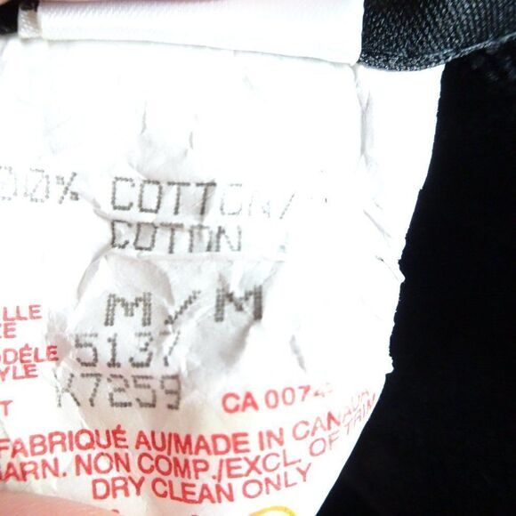 Vintage JS Collections Women Black Velvet Coat with Pockets Size M - Picture 9 of 12